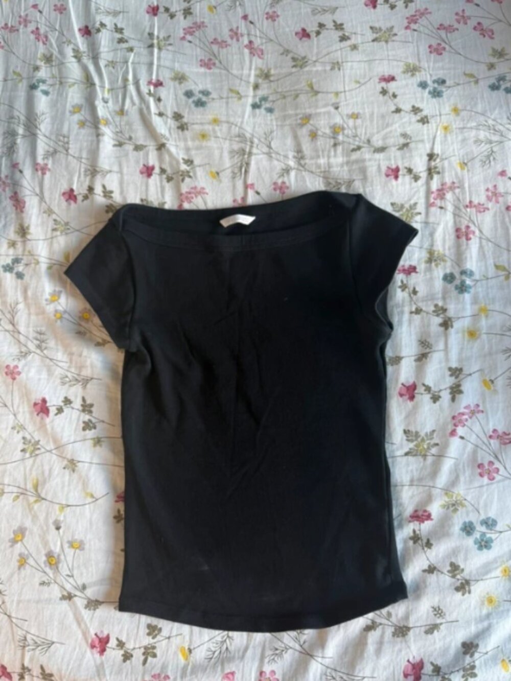 Zara high neck black top